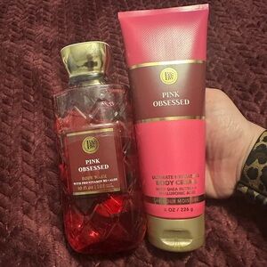 Bath & Body Works Pink Obsessed Body Cream & Wash